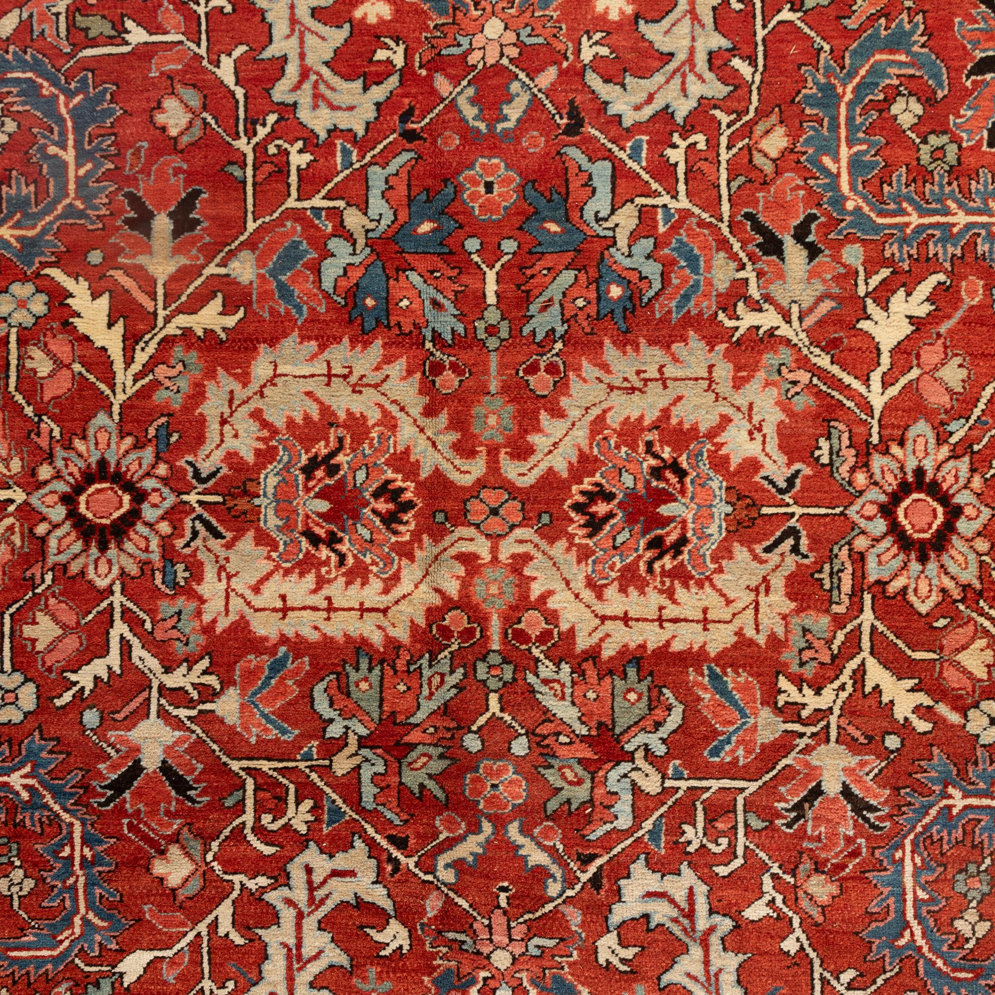 A Heriz Rug