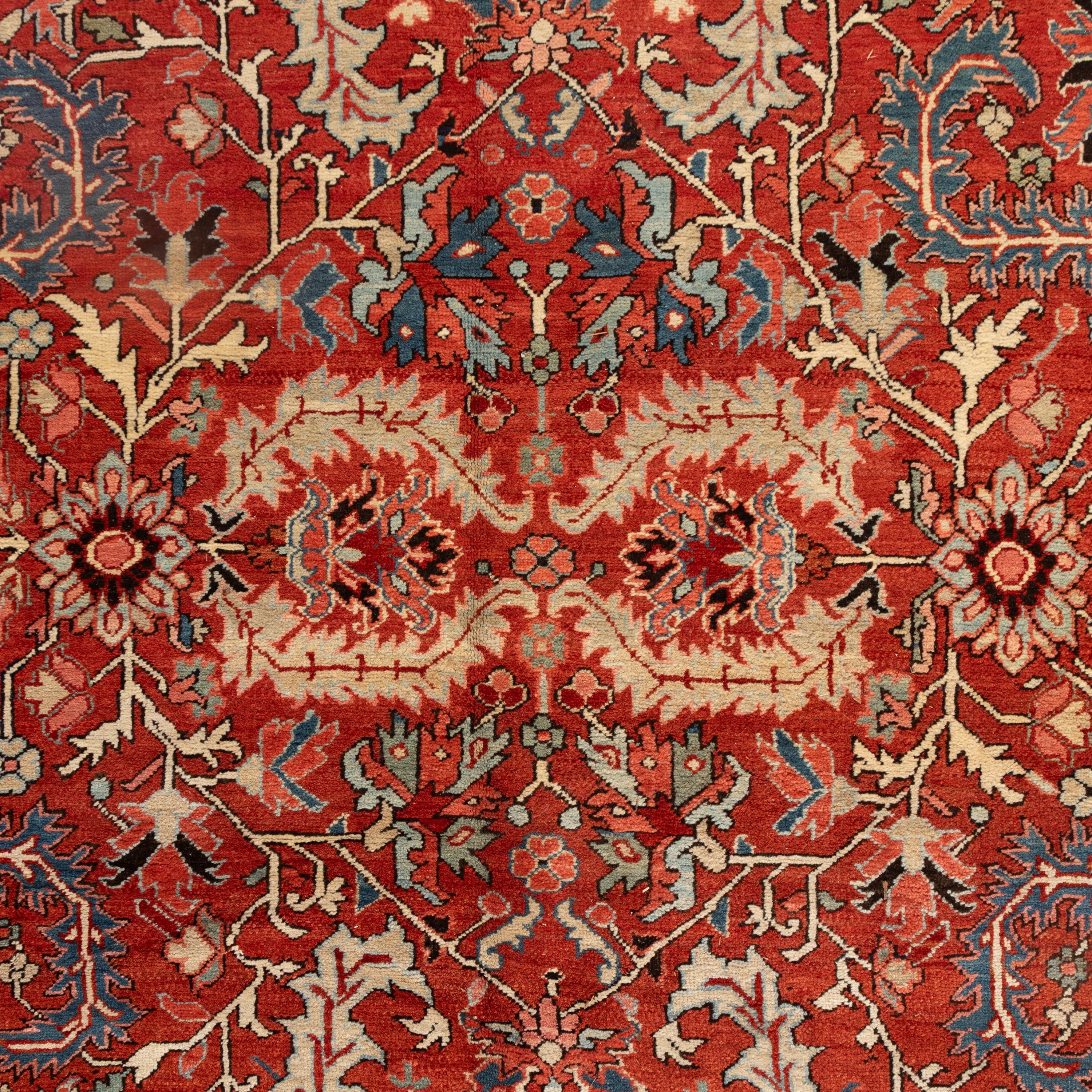 A Heriz Rug