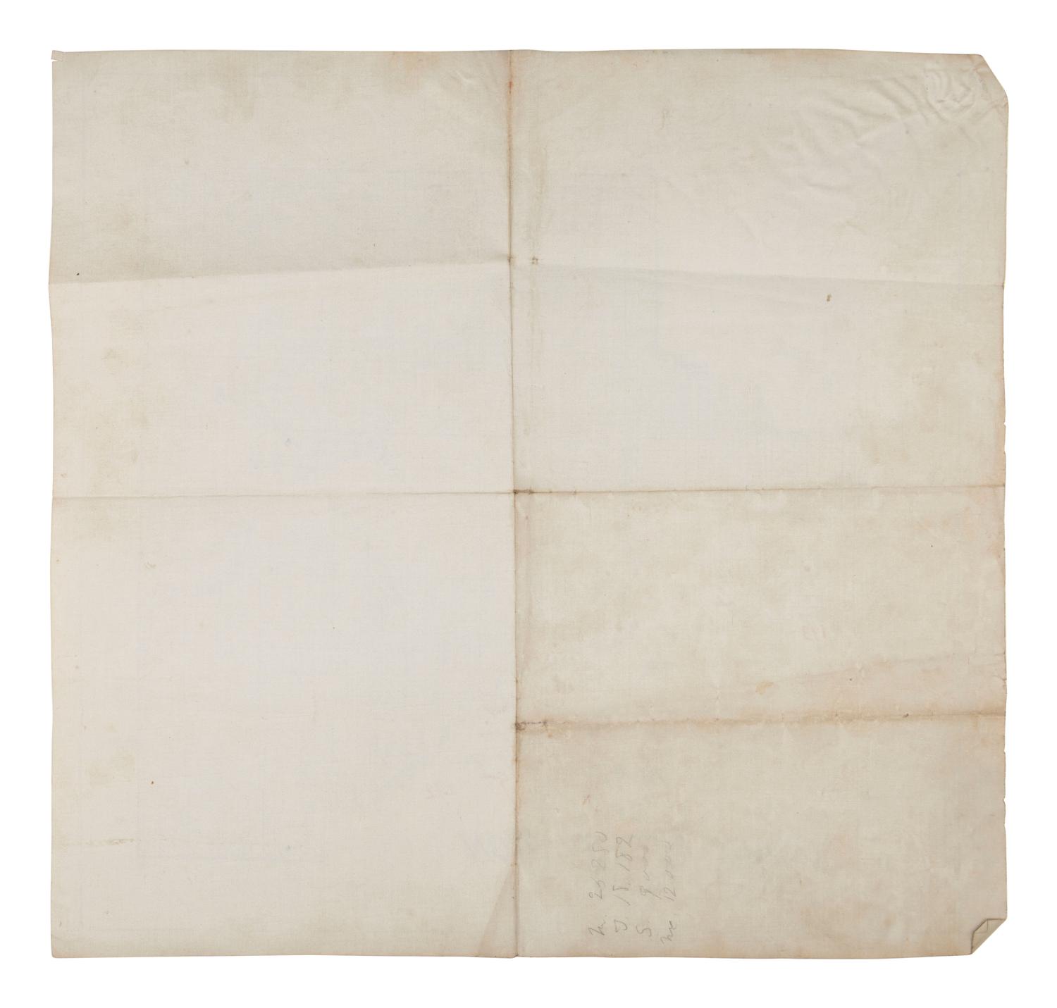 [MAPS]. Map of Osage Reservation, 1909.