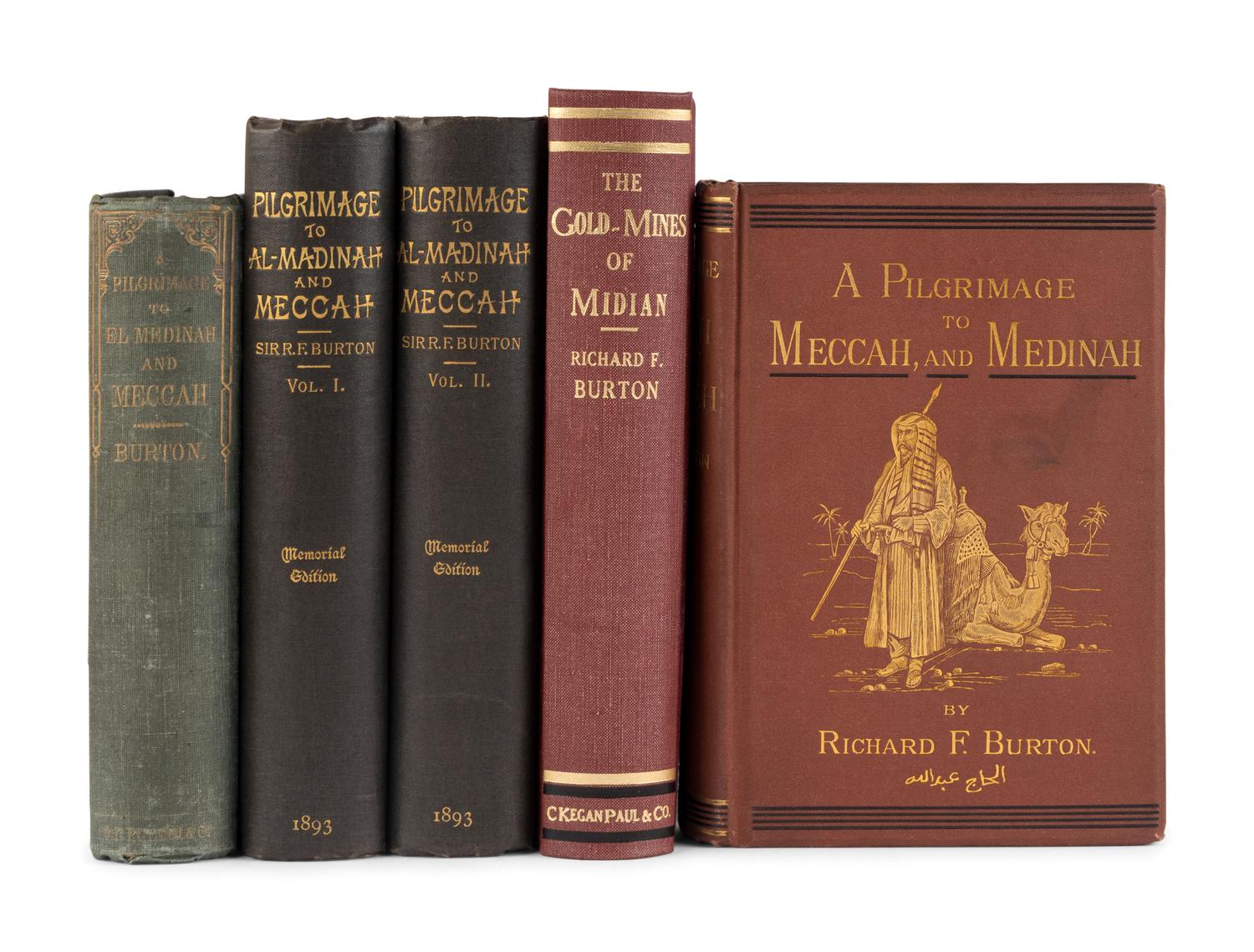 BURTON, Richard Francis, Sir (1821-1890). A group of 4 works related to Mecca, Medina, and Midian, comprising: