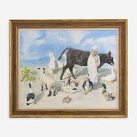 Kermit Oliver (American, B. 1943) Untitled (Beach Menagerie)