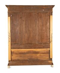 A Louis XVI Style White Painted and Parcel Gilt Armoire — Early 20th Century