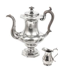 A Group of Pewter Table Articles