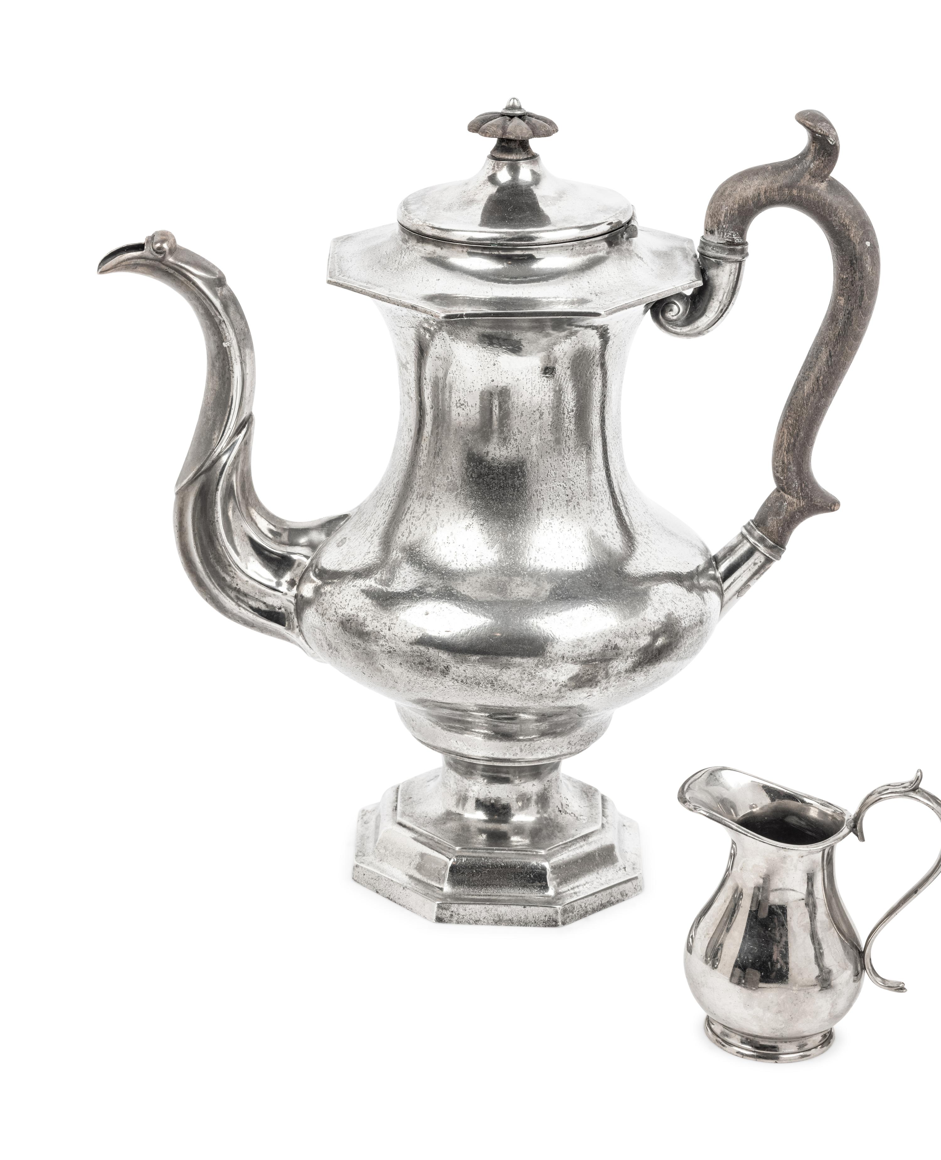 A Group of Pewter Table Articles