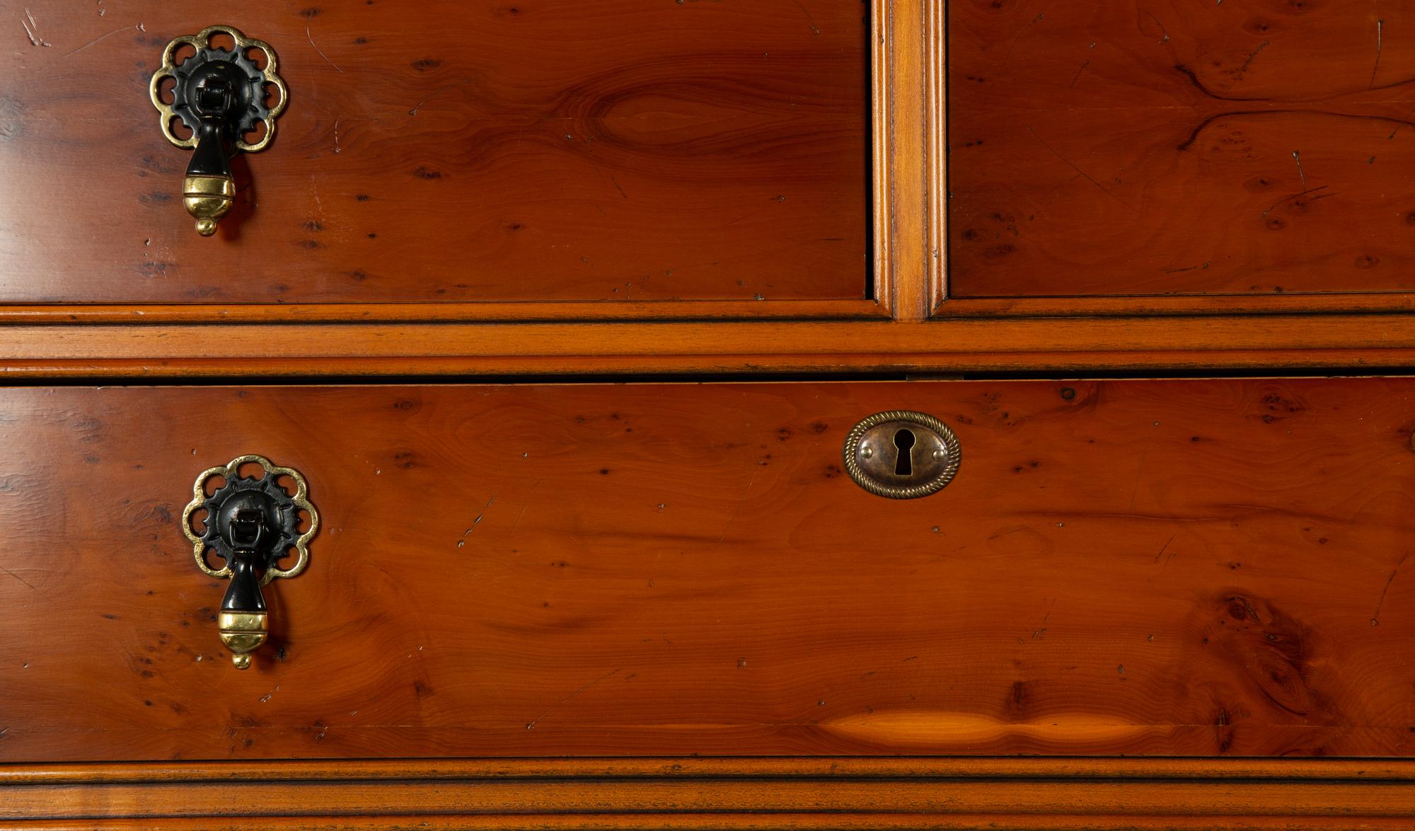 A George II Style Chest-on-Chest — 20TH CENTURY