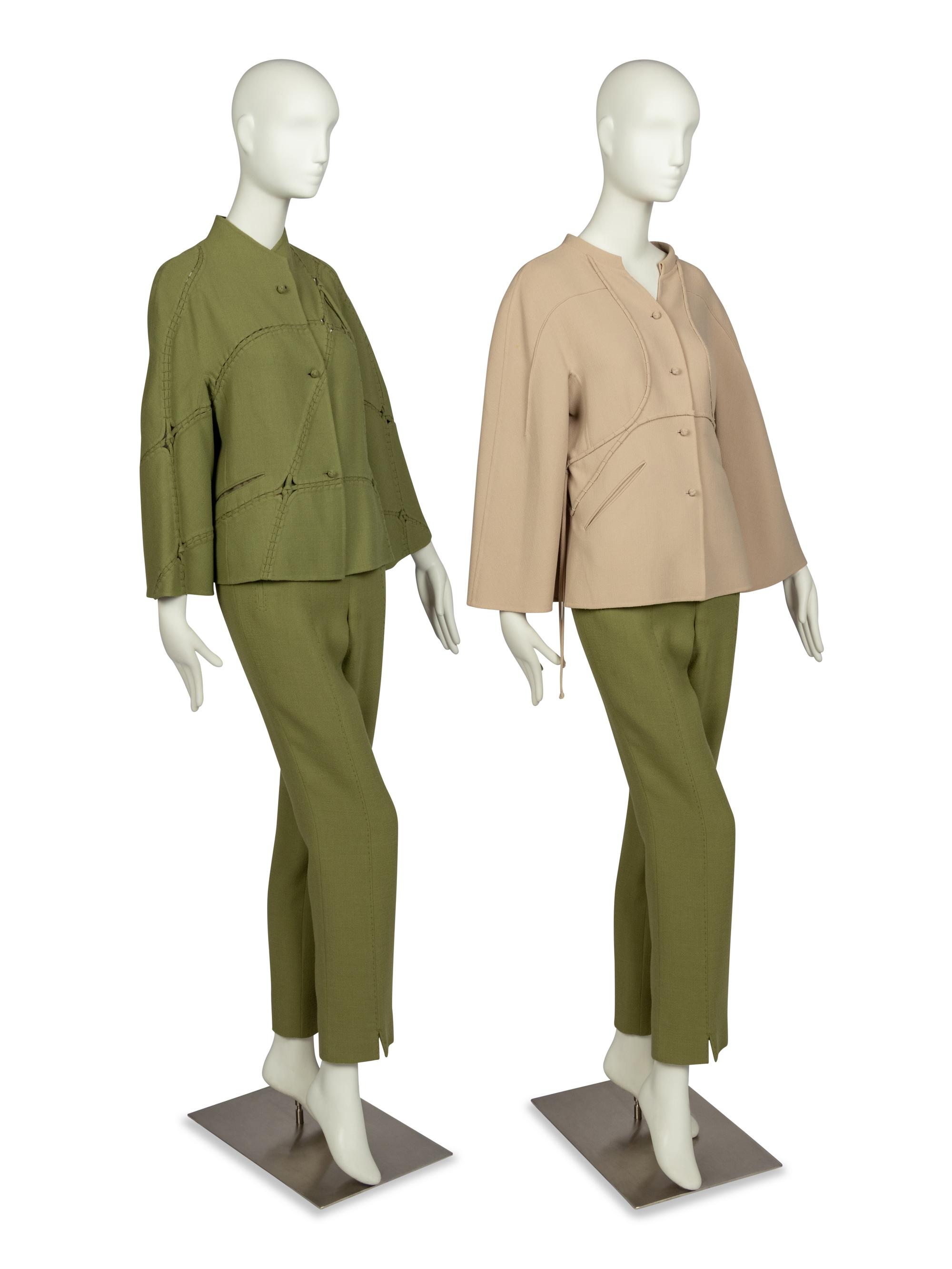 Three Ralph Rucci Items: Two Jackets, One Pant