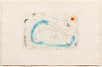 Joan Miró, (Spanish, 1893-1983), Strip-tease in Blue, 1959