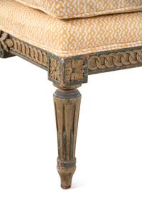 A Louis XVI Style Painted Tabouret