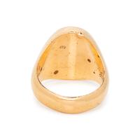 YELLOW GOLD SIGNET RING