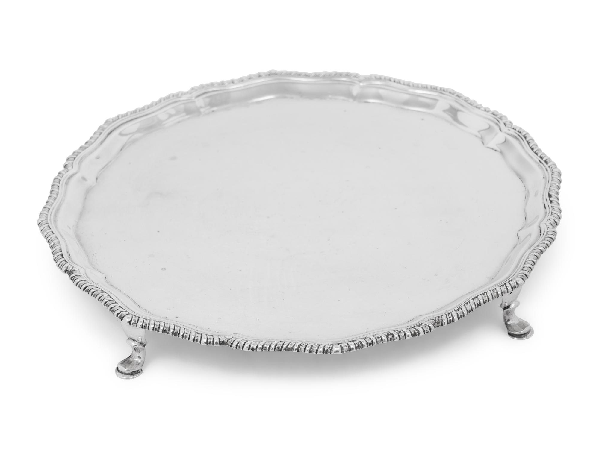 An Edward VII Silver Salver