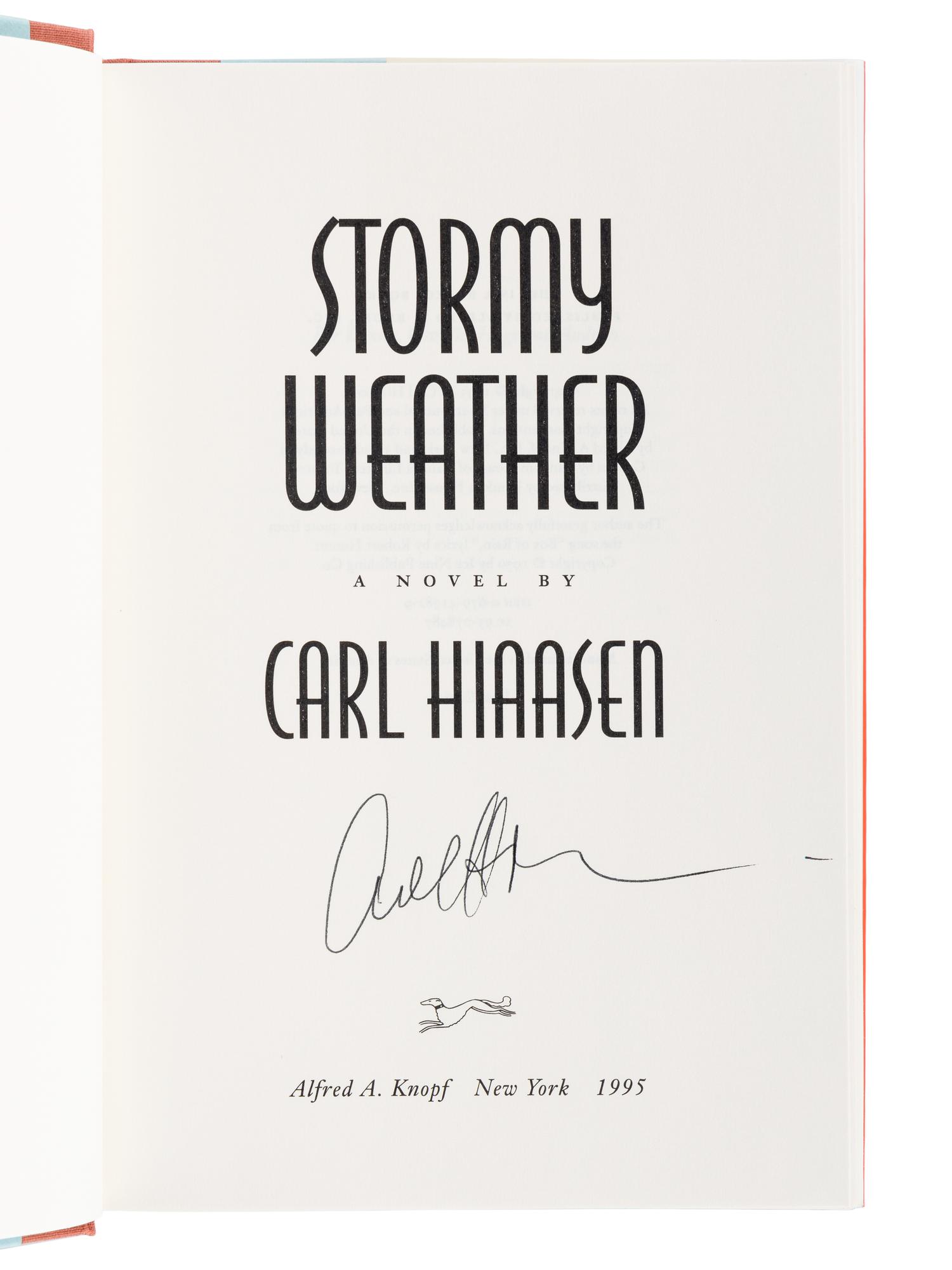 HIAASEN, Carl (b. 1953). Native Tongue . New York: Alfred A. Knopf, 1991.