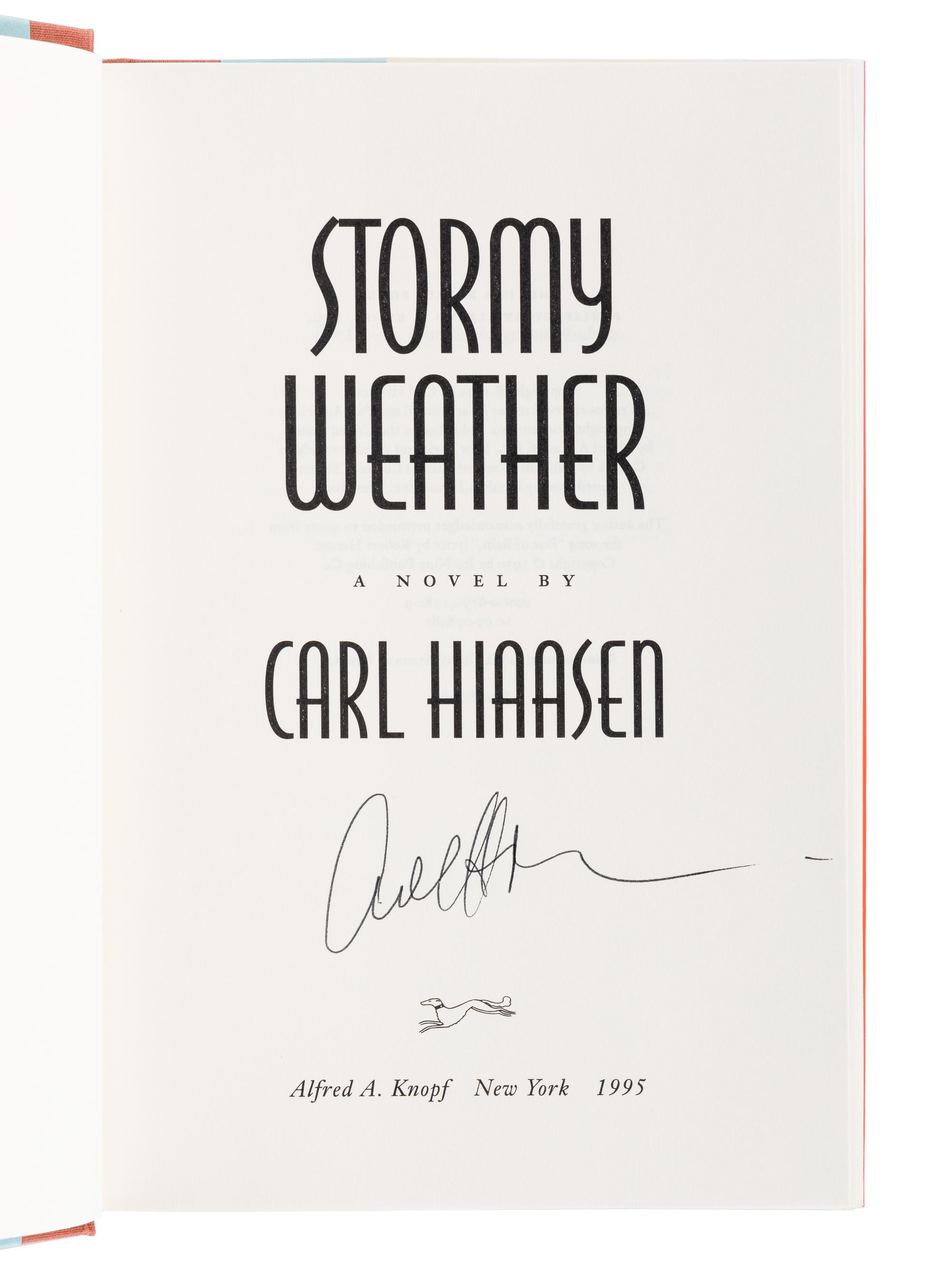 HIAASEN, Carl (b. 1953). Native Tongue . New York: Alfred A. Knopf, 1991.