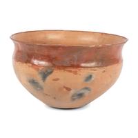 Ohkay Owingeh Redware Pottery Dough Bowl