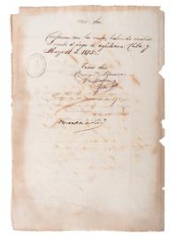 [SLAVERY & ABOLITION - CUBA]. A group of 11 manumission and sale documents for enslaved persons in Cuba.