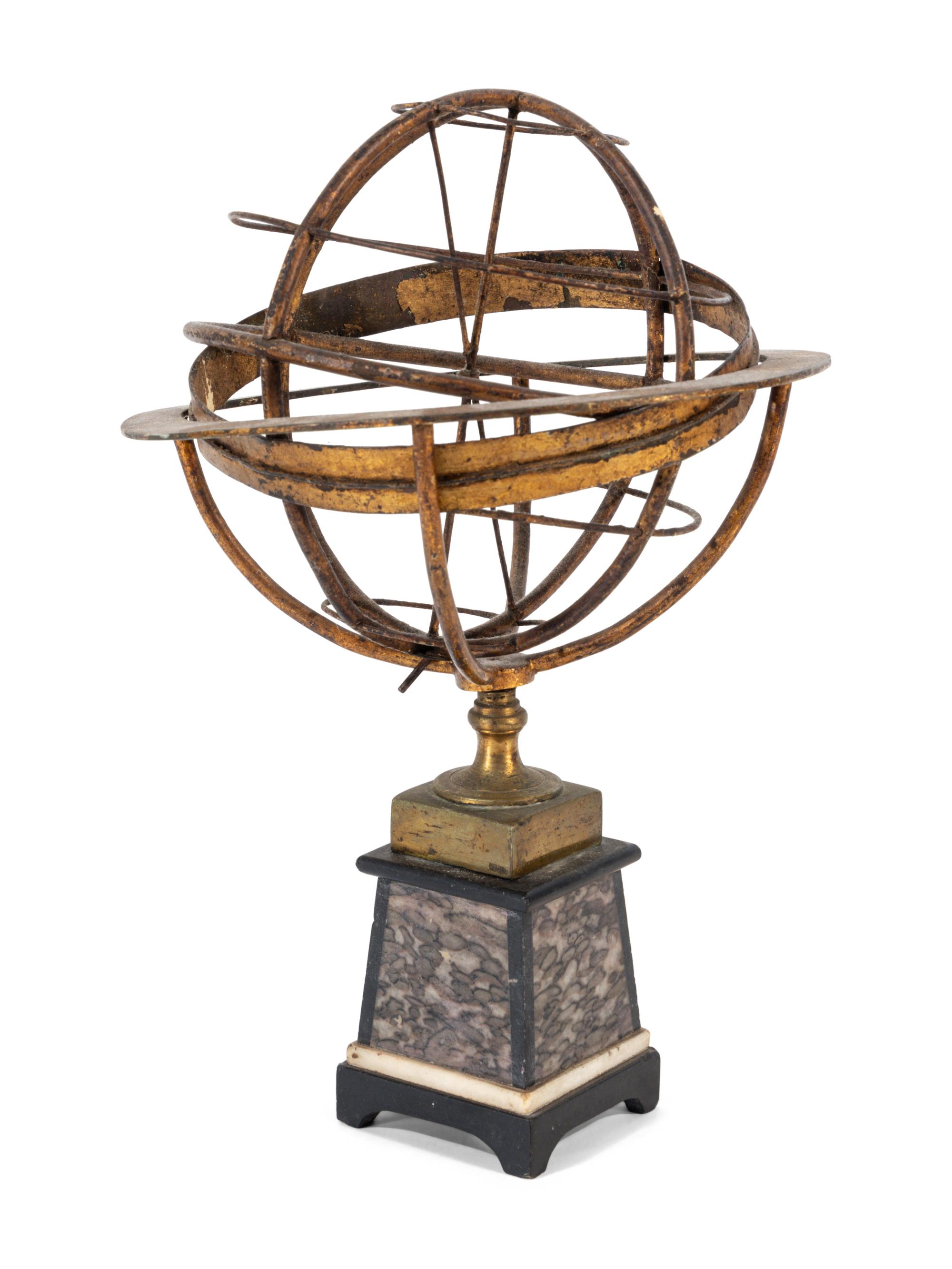 A Gilt Metal Armillary Sphere