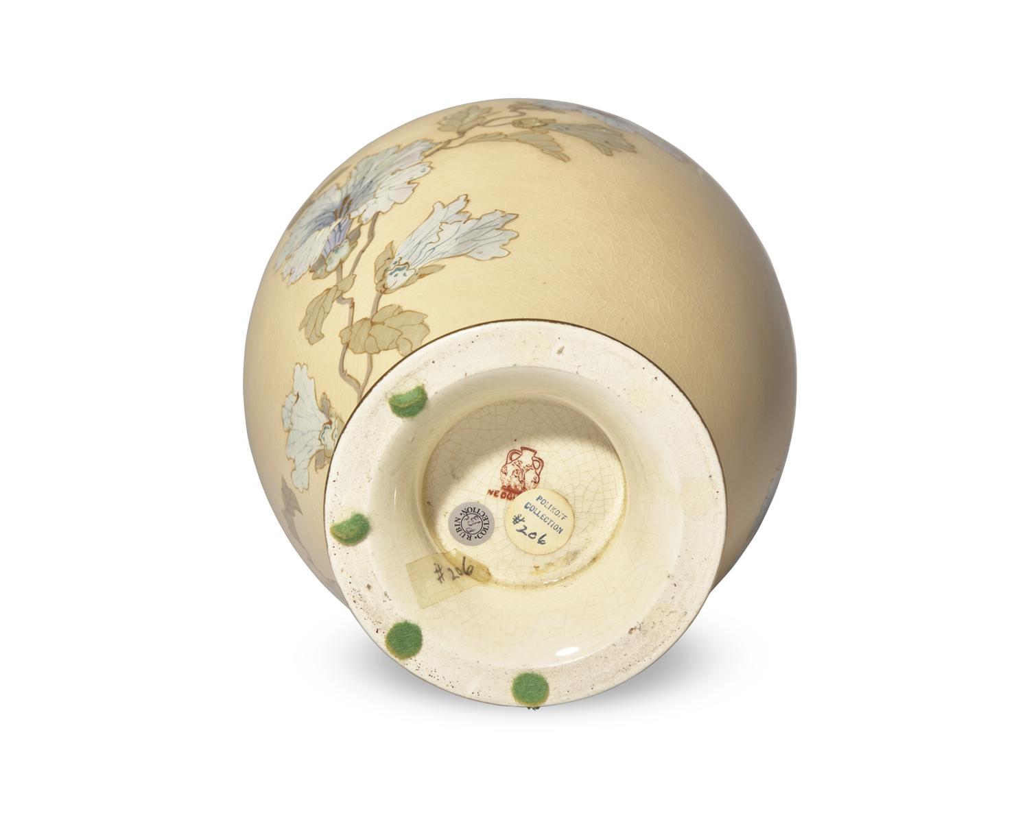 A Wedgwood Cream Glazed Queensware Vase
