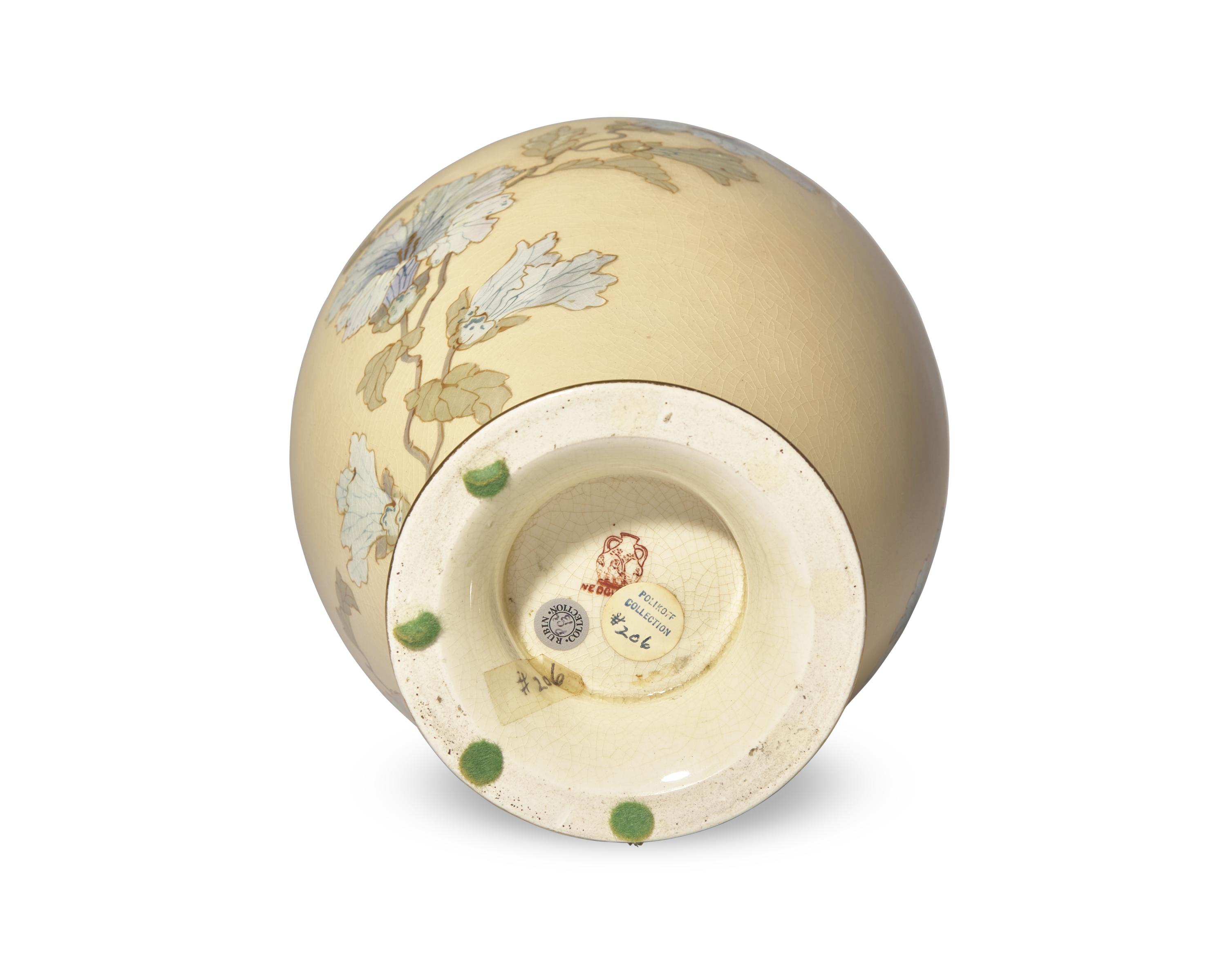 A Wedgwood Cream Glazed Queensware Vase