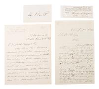 [POLITICS -AUTOGRAPHS]. Autographs of Confederates and Confederate sympathizers.