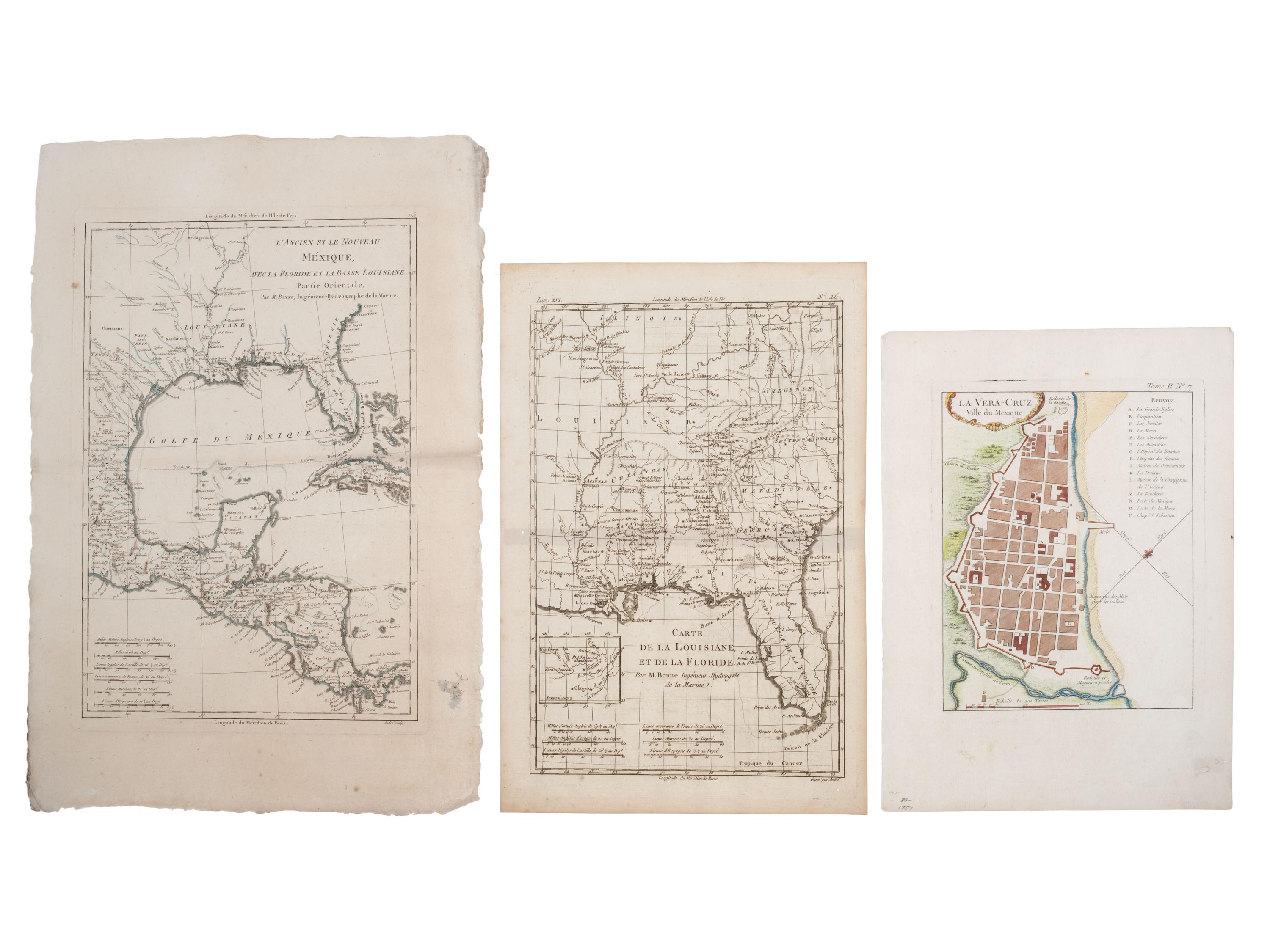 [MAPS-THE AMERICAS]. 11 maps, incl. [Herrera y Tordesillas]. Descripcion de las Yndias Ocidentales .