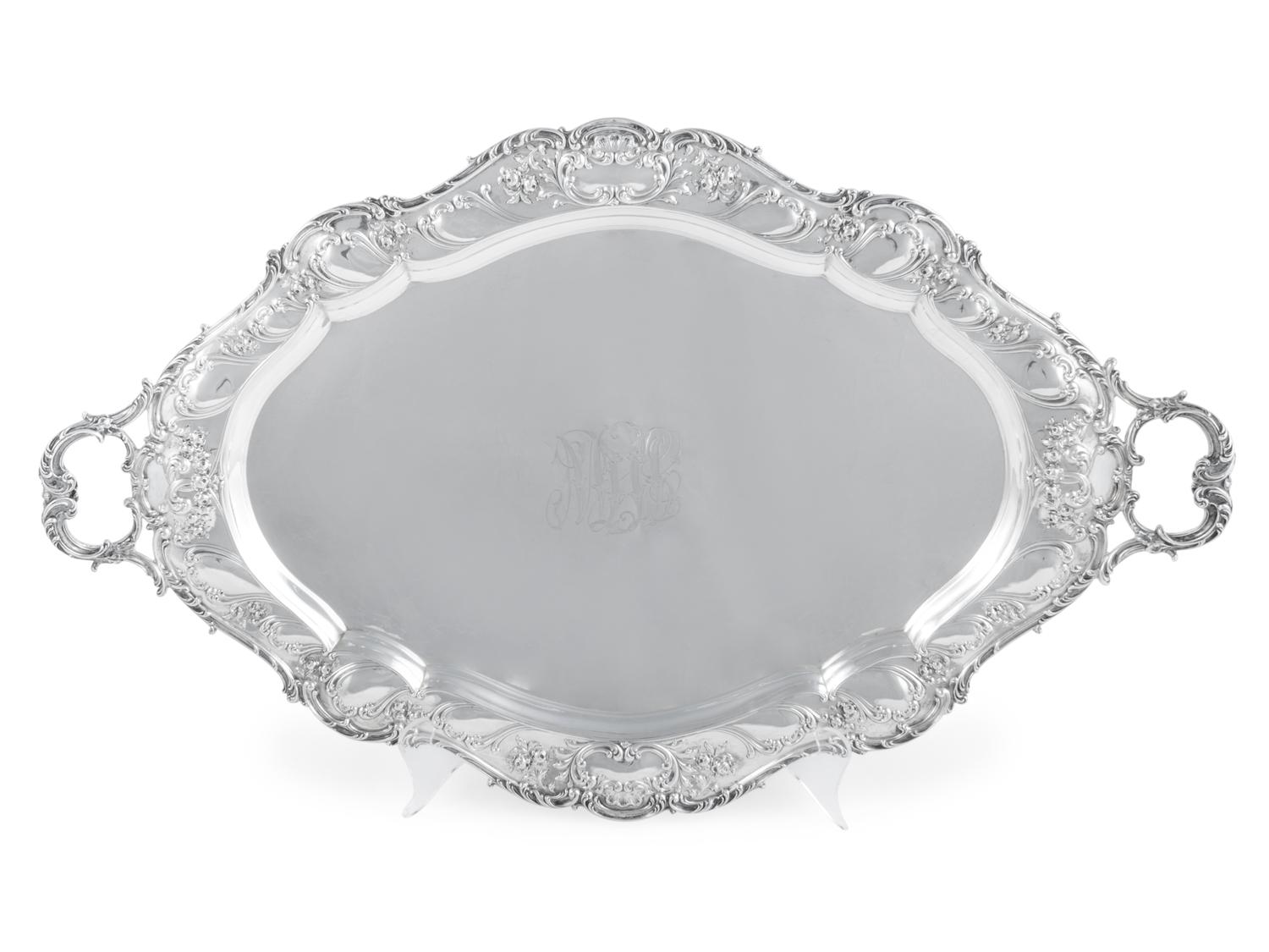 An American Silver Serving Tray