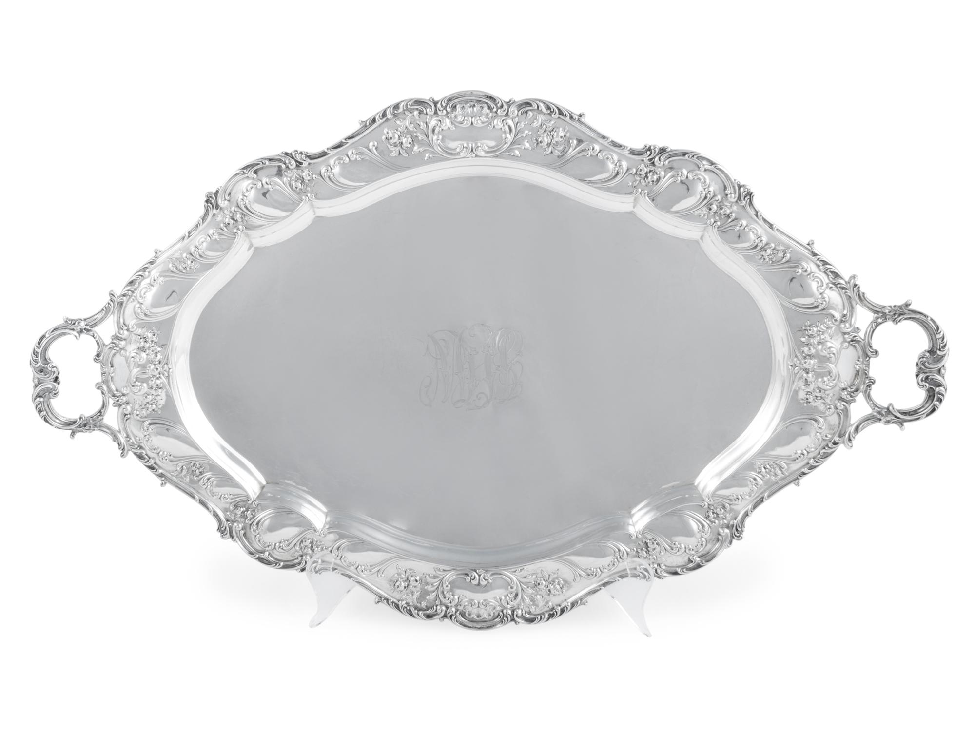 An American Silver Serving Tray