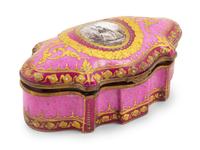 A Sèvres Style Porcelain Box