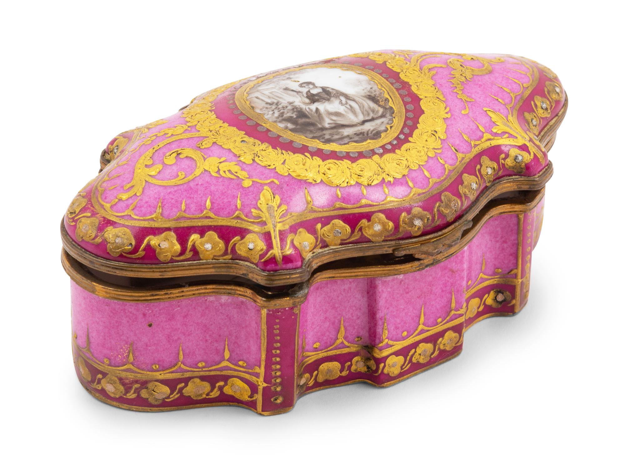 A Sèvres Style Porcelain Box