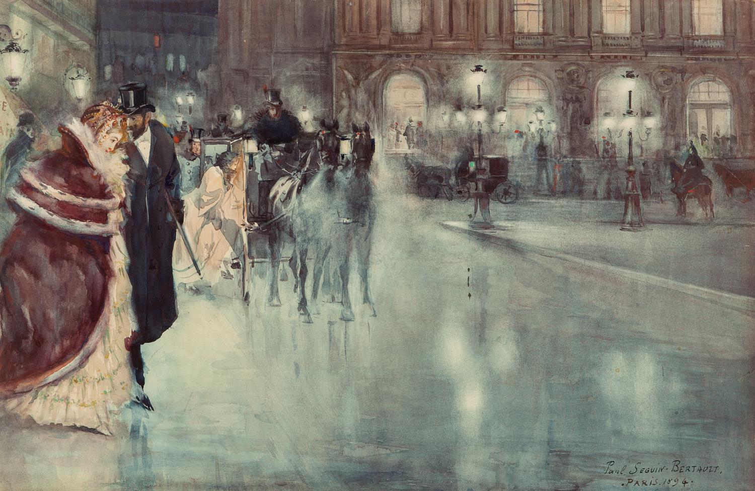 Sortie de l'Opera, Paris