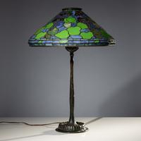 Table lamp with Geranium shade