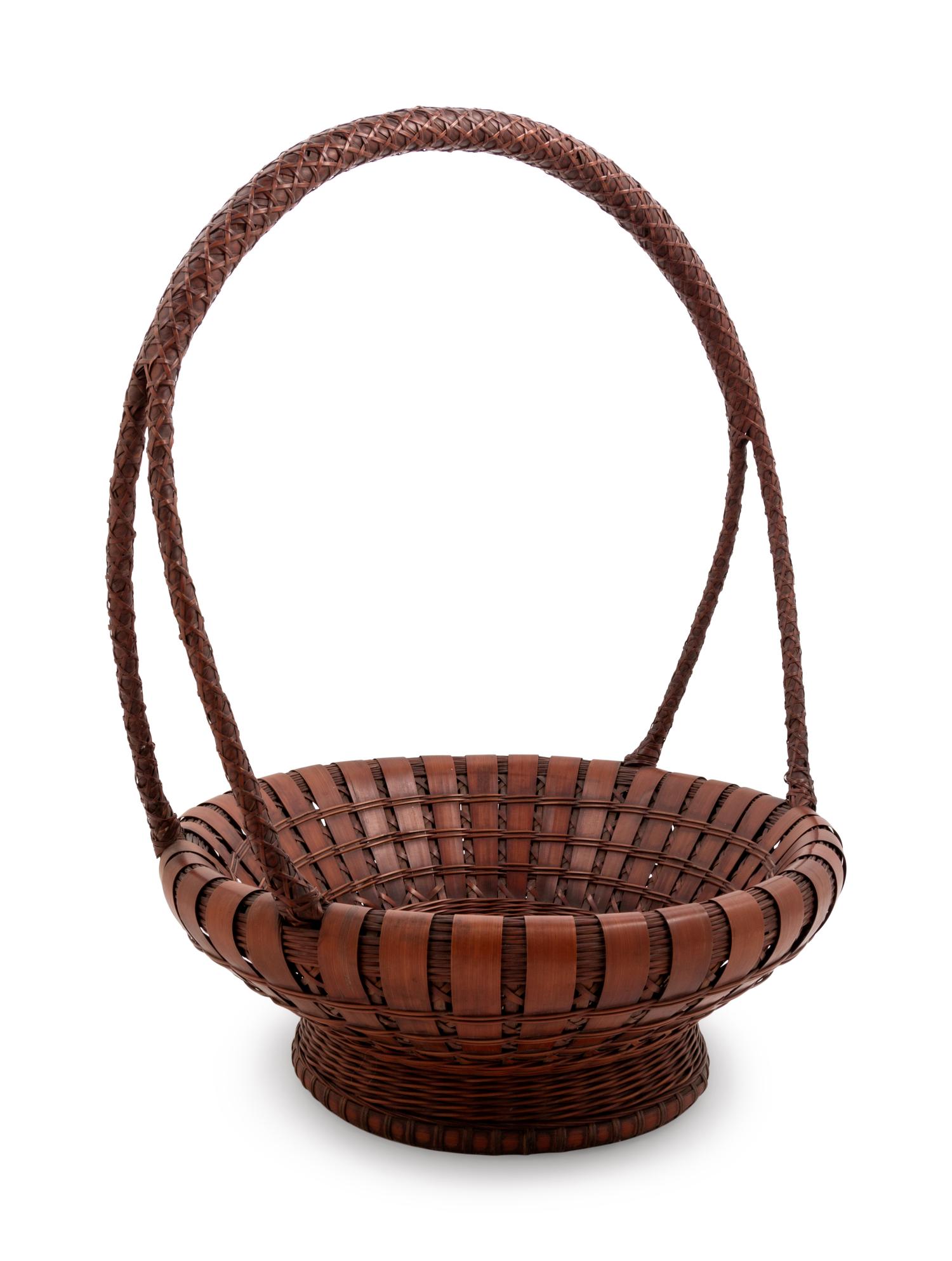 A Bamboo Flower Arranging Basket