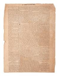 [POLITICS IN AMERICA -- ANTI-MASONIC PARTY]. A pair of broadsides supporting the Anti-Masonic Party, 1830s.