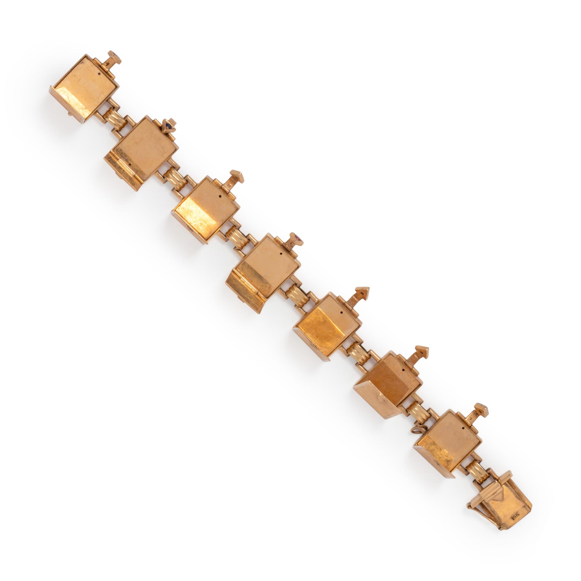 TIFFANY & CO., RETRO, YELLOW GOLD 'DEAREST' BRACELET