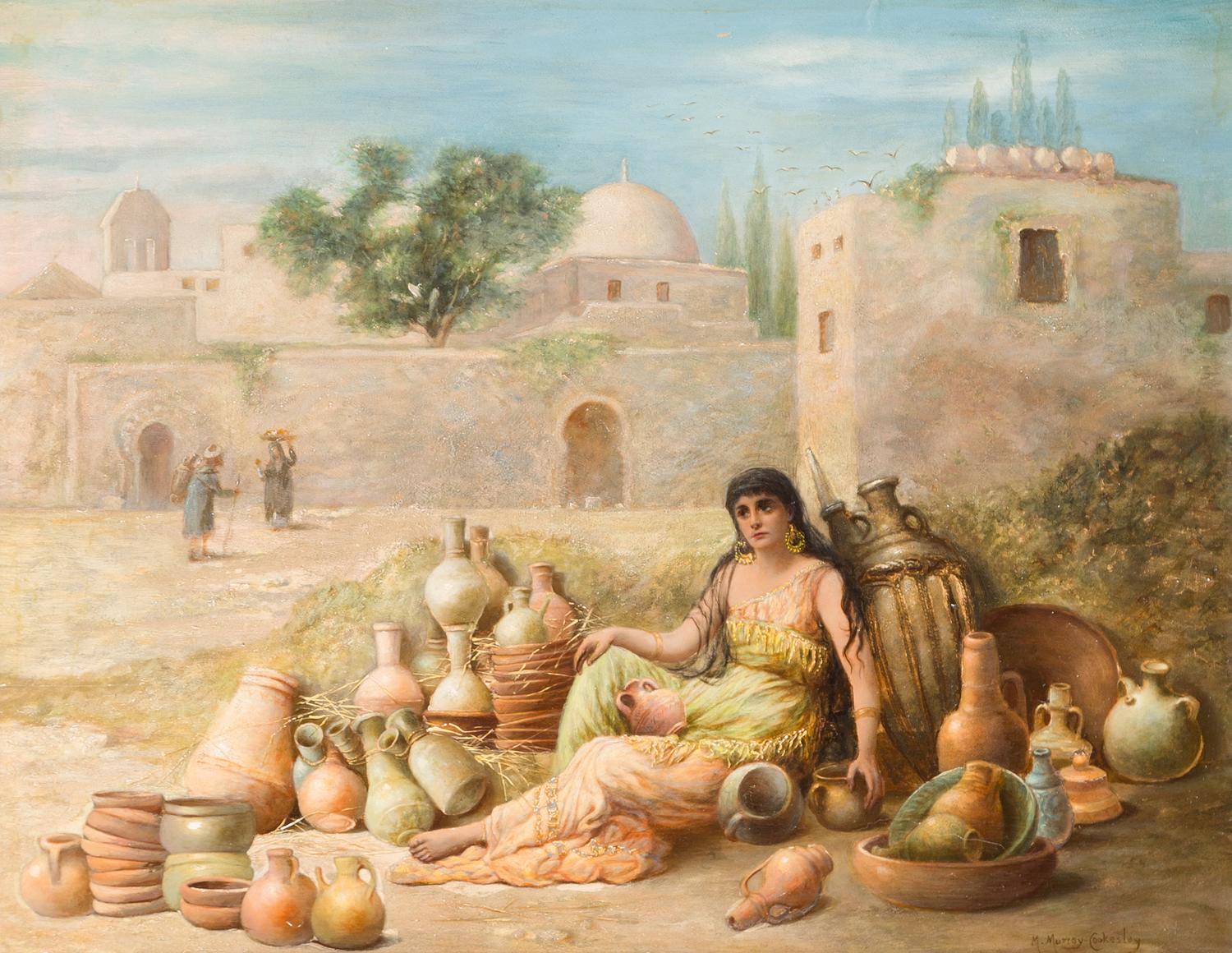 Margaret Murray Cookesley, (British, c. 1850-1927), Pottery Seller