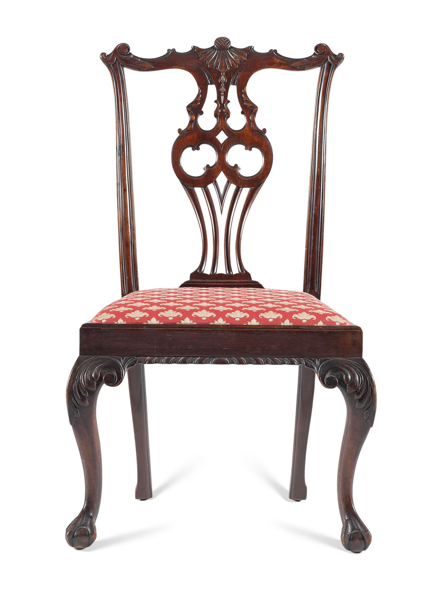 A George III Style Mahogany Side Chair