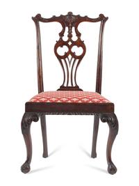 A George III Style Mahogany Side Chair