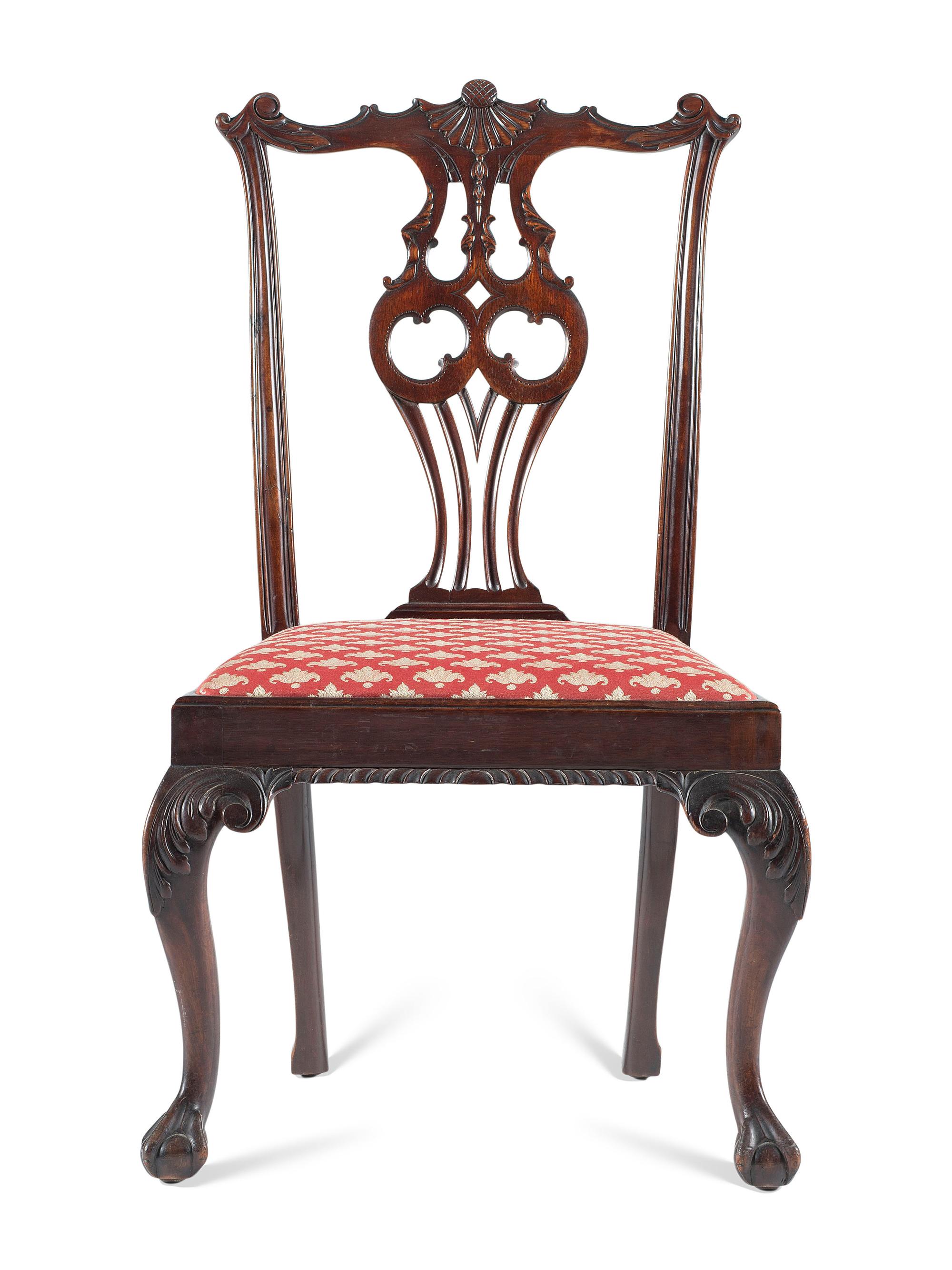 A George III Style Mahogany Side Chair