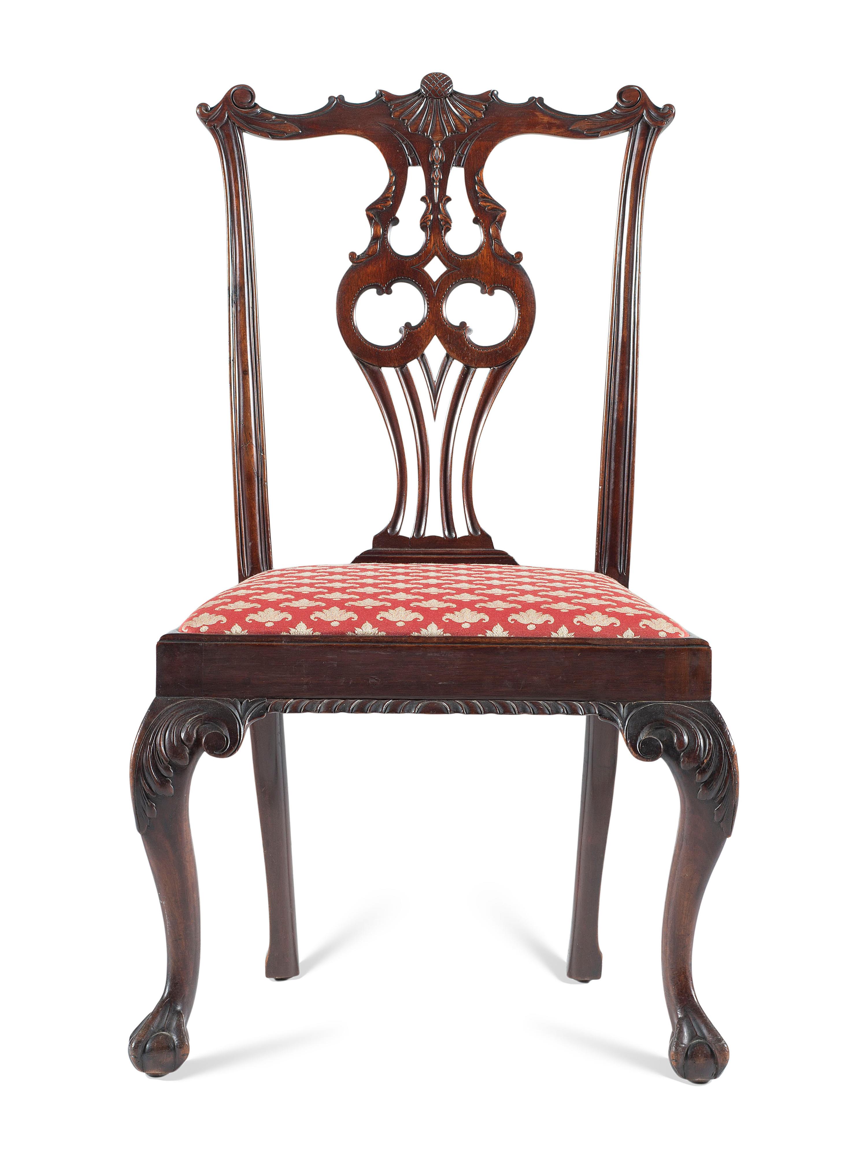 A George III Style Mahogany Side Chair