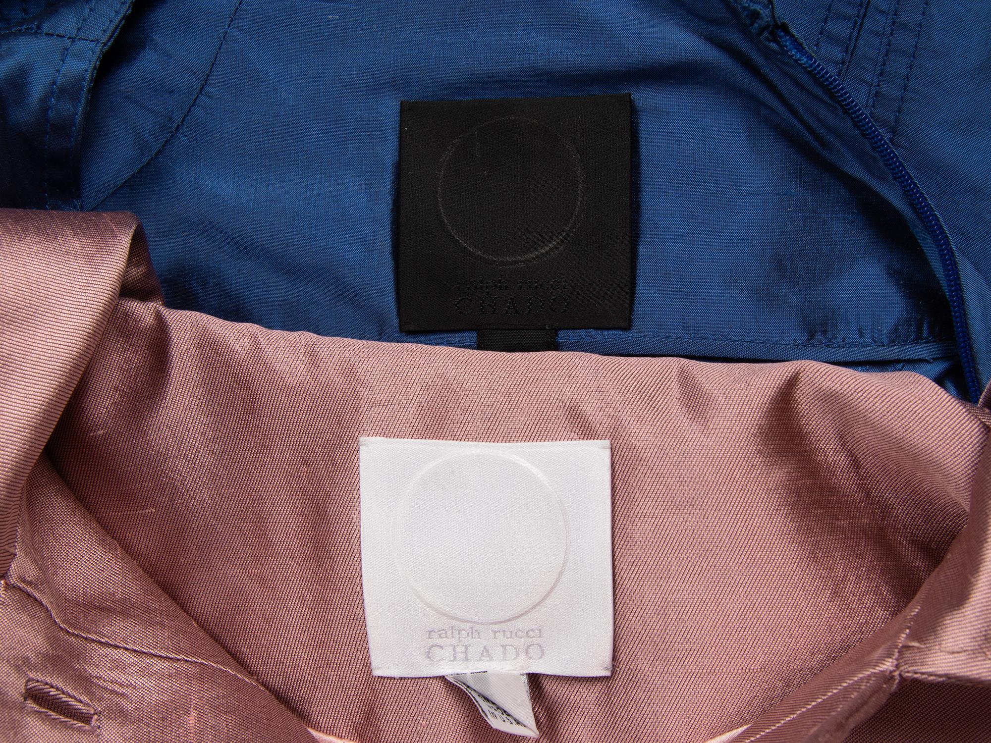 Ralph Rucci, Two Silk Shantung Tops