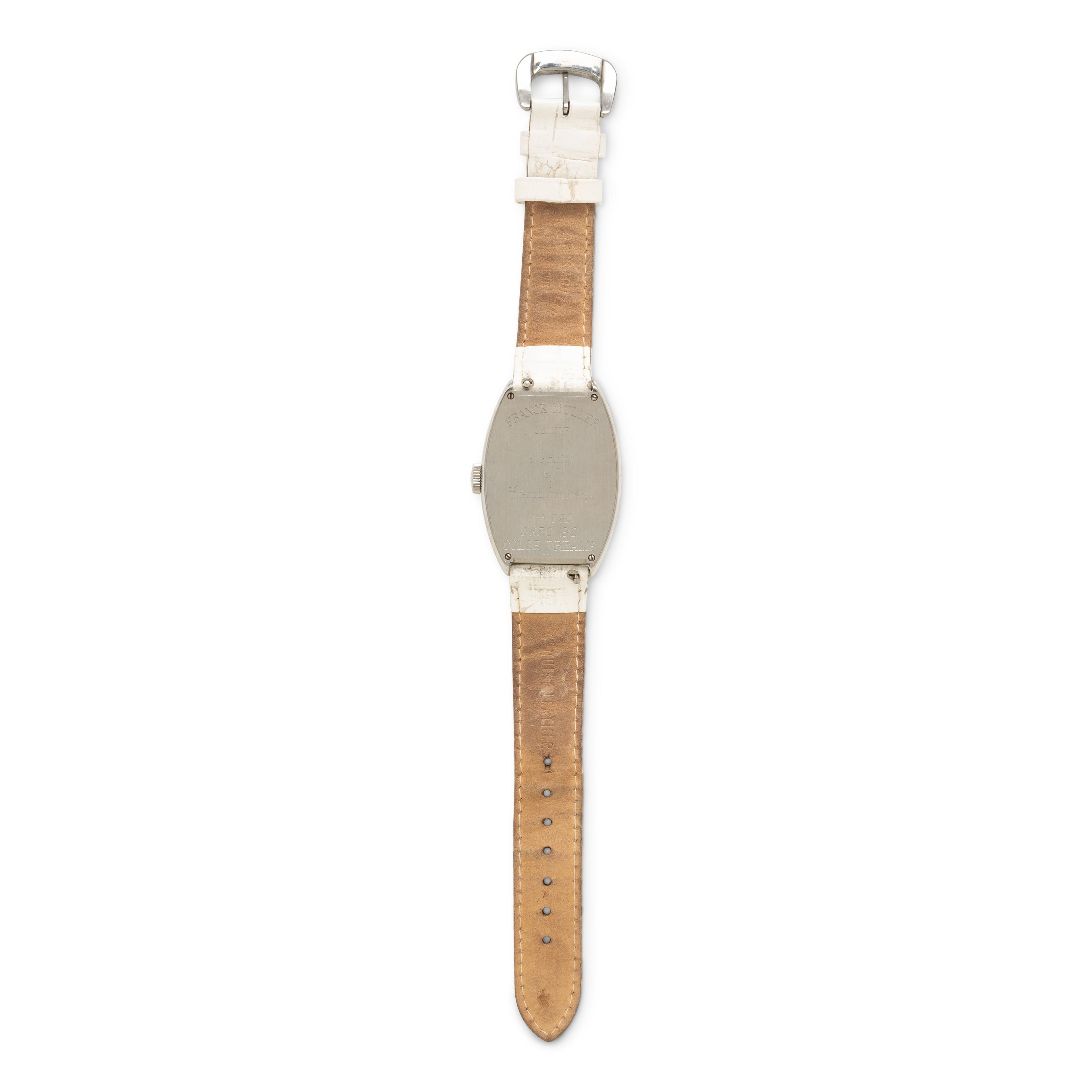 Frank Muller, Ref. 5850 SC, Stainless Steel 'Cintrée Curvex' 'Color Dreams' Watch