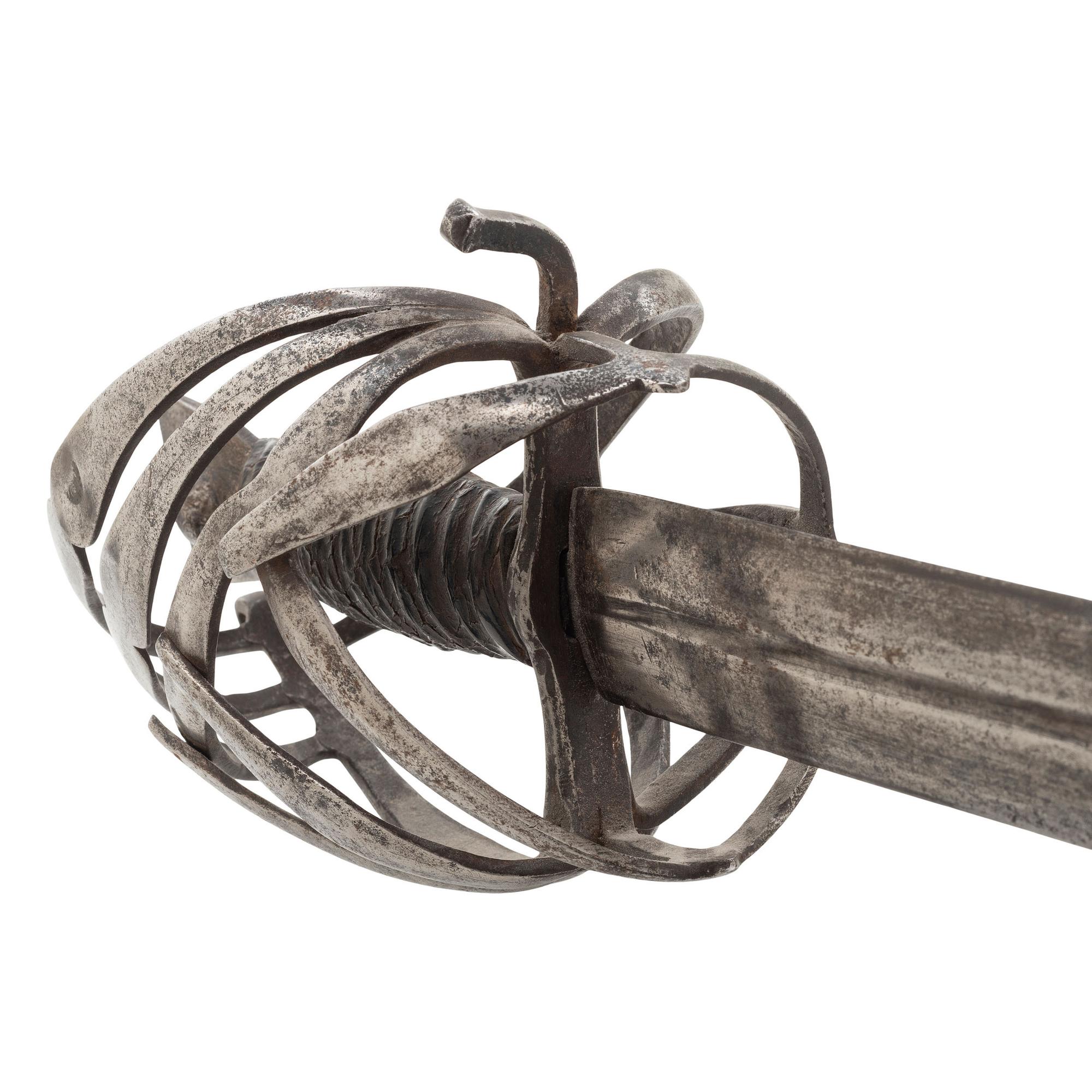 Venetian Schiavona Basket Hilt Broadsword