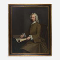 Attributed to William Hoare (British, 1706–1799) Portrait of John Penn Seated, Bust-Length