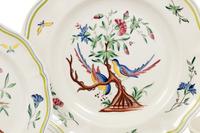 A French Painted Porcelain Dinner Service