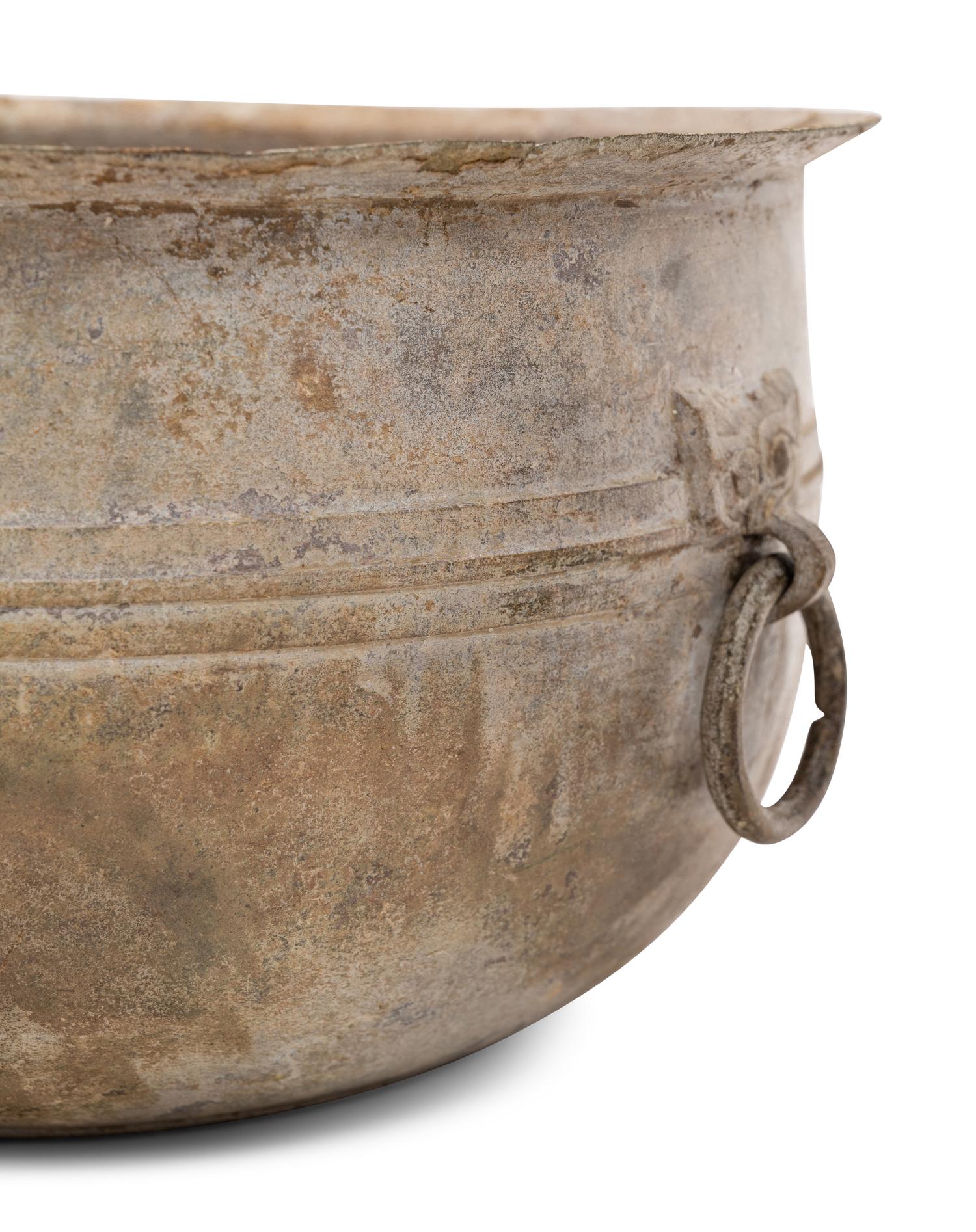 Three Chinese Bronze Warmers