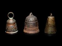 Three Asian Bronze Bells