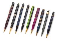 A Collection of Nine Conway-Stewart Pencils Length of longest 5 inches.
