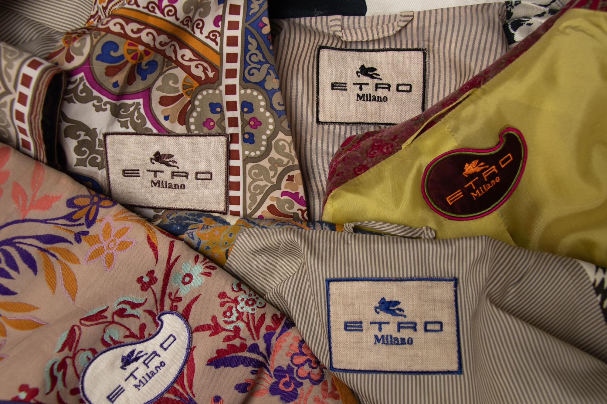A Group of Five Etro Jackets