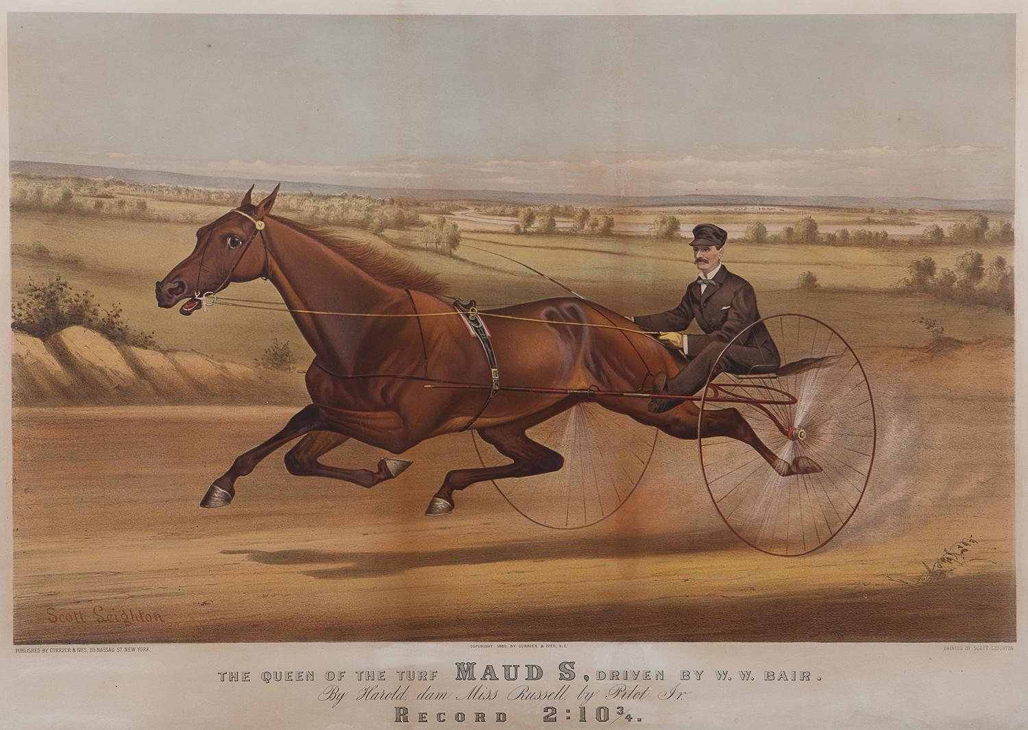 [HORSE RACING AND COACHING]. CURRIER and IVES, publishers