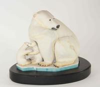 A Haeger Pottery Figure Width 12 1/2 inches. — ATTRIBUTED TO ERIC OLSEN
