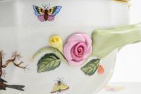 A Herend Porcelain Rothschild Bird Soup Tureen and Underplate