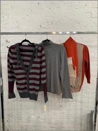 Two Brunello Cucinelli and One Agnona Knit Tops, 2000s